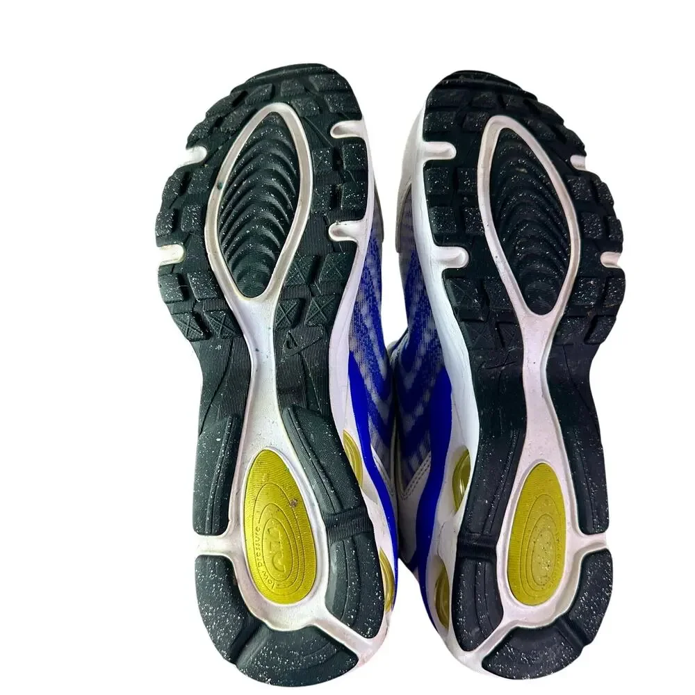 Nike Boy's 6.5 Y Kid's Child's White Blue Yellow Air Max TW Shoes Sneakers
